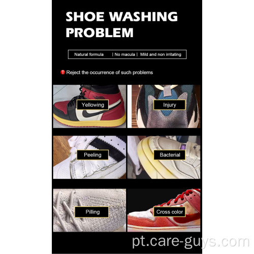 Kit de limpeza de sapatos de calçados por atacado de marca própria